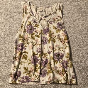 American Eagle Floral Tank Top